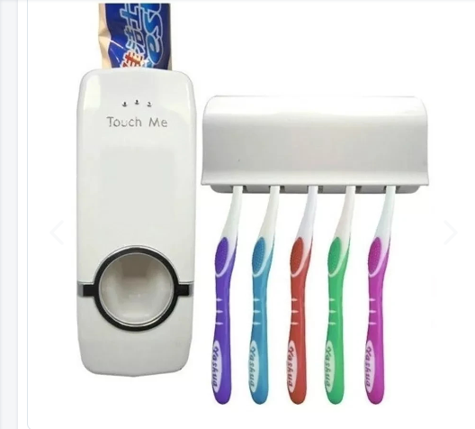 Dispensador Pasta De Dientes Con Soporte